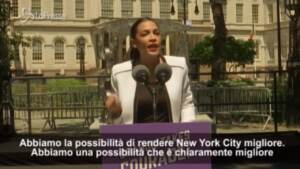 Nyc, Ocasio Cortez e l’endorsment a Maya Wiley come sindaca