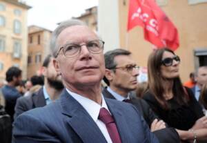 Manifestazione contro la riforma della scuola al Pantheon
