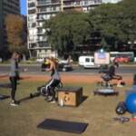 Buenos Aires, i parchi diventano palestre durante la pandemia