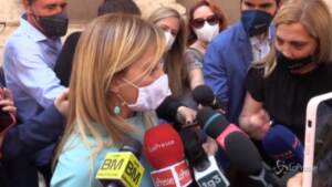 Amministrative Roma, Meloni: “Michetti non è un candidato è un sindaco, Raggi ha fatto tirocinio”