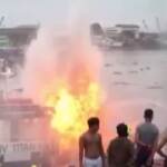 Filippine, nave cargo si incendia ed esplode: diversi i feriti