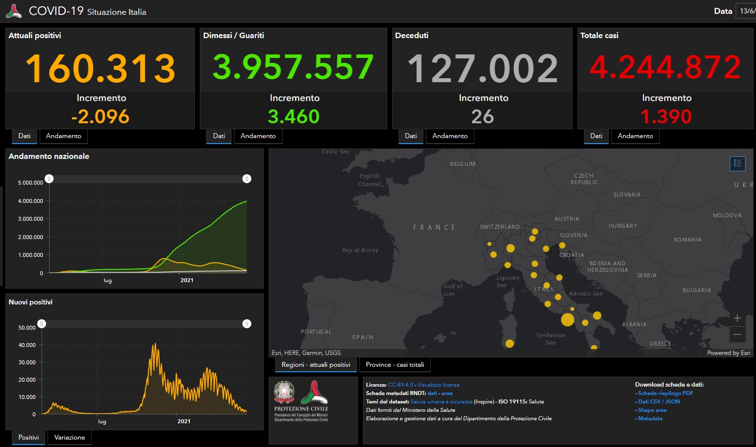 Covid, sono 1.390 i nuovi casi e 26 i morti nelle ultime 24 ore