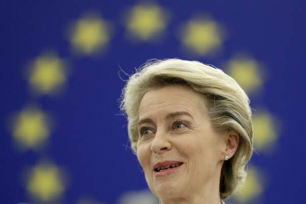 Parlamento europeo, Intervento di Ursula von der Leyen al dibattito a Strasburgo