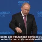 Usa-Russia, Putin: “Incontro costruttivo, non ci sono ostilità”