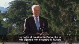 Usa-Russia, Biden: “Agenda Usa non è contro i russi, incontro con Putin positivo”