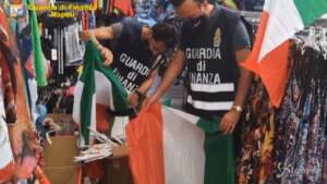 Euro2020, Napoli: sequestrati oltre 1,6 milioni di articoli contraffatti