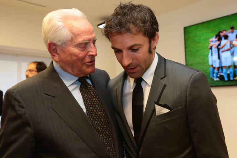 Alessandro Del Piero all'inaugurazione dell'ADP Log