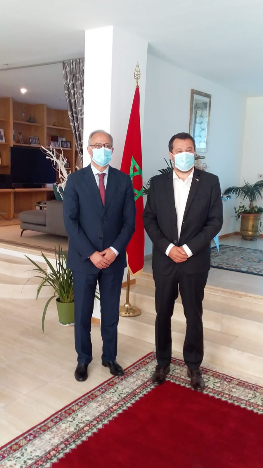 Marocco, Salvini: “Il Paese più stabile dell’intera regione del Sud Mediterraneo e del Nord Africa” Marocco, Salvini: “Il Paese più stabile dell’intera regione del Sud Mediterraneo e del Nord Africa”