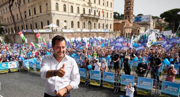 Manifestazione della Lega