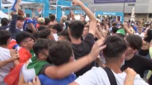 Euro 2020: Italia agli ottavi da prima, festa dei tifosi a Piazza del Popolo