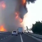 Camion a fuoco su autostrada A1, due vittime nel piacentino: sono i camionisti