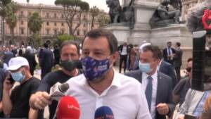 Euro 2020, Salvini su giocatori in ginocchio: “Spiace che Letta faccia processo a Donnarumma”
