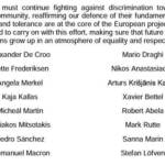 Draghi con i leader Ue contro l’intolleranza: “Discriminazione non ha posto nella nostra Unione”