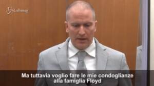 Processo Floyd, Chauvin: “Faccio le mie condoglianze alla famiglia”