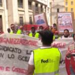 Lavoratori FedEx al Mise: “Buttati in mezzo a una strada da un giorno all’altro”