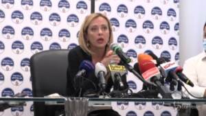 Napoli, Meloni: “Senza simbolo di FdI nessun sostegno a candidatura Maresca”