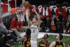 Nba: Milwaukee supera Hawks di Gallinari e si porta sul 3-2