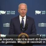 Covid, Biden: “Chi non si vaccina mette a rischio comunità, pericolo con variante Delta”