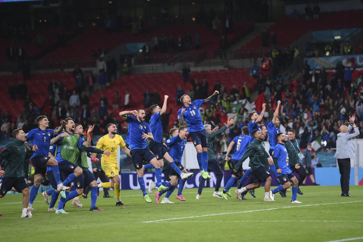 Euro 2020, l’Italia torna in finale. Spagna piegata ai rigori a Wembley