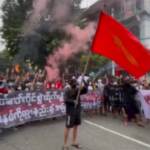 Myanmar: un altro colorato flash mob antigovernativo a Yangon