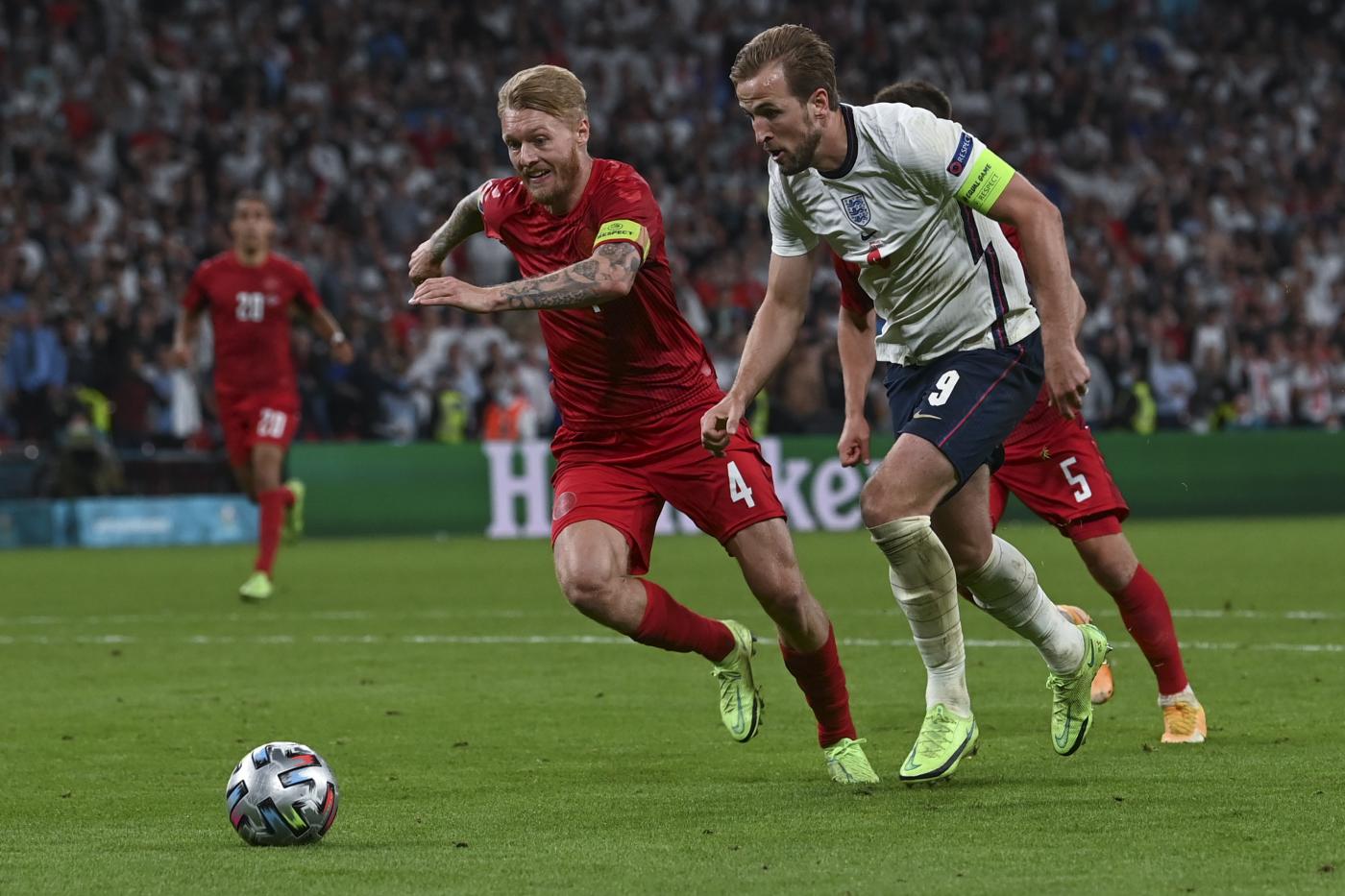 Euro 2020, Kane manda l’Inghilterra in finale con l’Italia: Danimarca ko dopo 120′