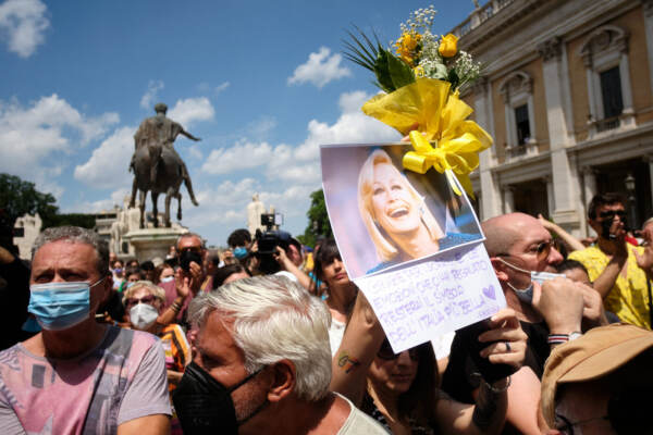 Funerali di Raffaella Carrà nella Basilica di Santa Maria in Ara Coeli