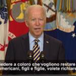 Biden: “Non manderò un’altra generazione di americani in Afghanistan”