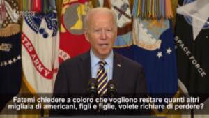 Biden: “Non manderò un’altra generazione di americani in Afghanistan”