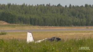 Svezia: aereo si schianta vicino Orebro, nove le vittime