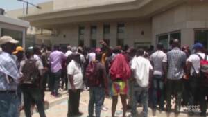 Haiti, in mille davanti all’ambasciata degli Stati Uniti