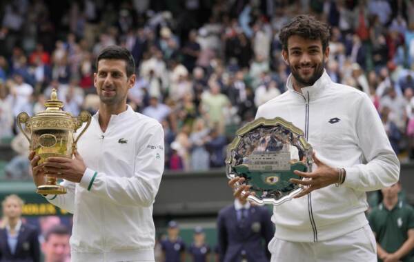 Tennis, Wimbledon 2021 - Finale maschile - Novak Djokovic vs Matteo Berrettini