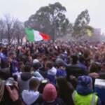 Italia campione d’Europa, si festeggia anche a Melbourne