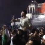 Festa Europei, Italia in delirio