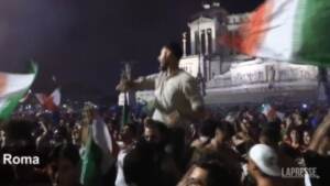 Festa Europei, Italia in delirio