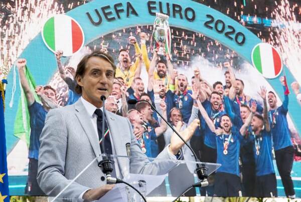 Presidente Mattarella riceve gli Azzurri e Matteo Berrettini al Quirinale