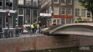 Amsterdam, inaugurato il primo ponte pedonale stampato in 3D