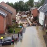 Fango e devastazione: le immagini con il drone in Germania