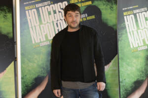 24/03/2015 Photocall del film diretto da Giorgia Farina "<br /> Libero De Rienzo.<br /> Cartelli / LaPresse