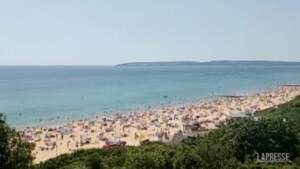 Ondata di caldo nel Regno Unito: folla nelle spiagge di Bournemouth