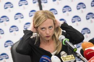 Giorgia Meloni presenta il congresso nazionale di Azione Universitaria