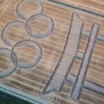 Castagnaro, cerchi nel grano in omaggio alle Olimpiadi di Tokyo