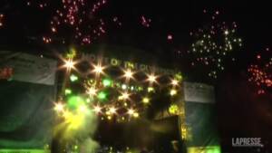 fuochi d'artificio a Brisbane