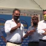 Referendum, Maresca firma al gazebo della Lega a Napoli