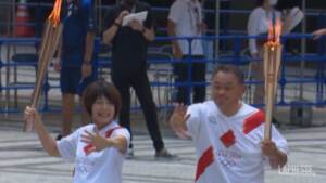 Tokyo 2020, la torcia olimpica arriva in città