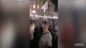Protesta contro Green Pass, migliaia in piazza a Torino