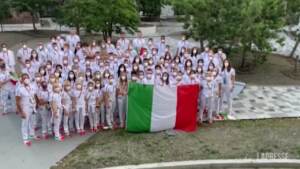 Tokyo 2020, dagli Azzurri un videomessaggio a Mattarella: “Auguri Presidente”