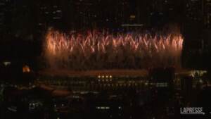 Tokyo 2020, i fuochi d’artificio per la cerimonia d’apertura