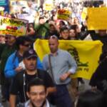 Cile, centinaia di no-vax scendono in piazza a Santiago