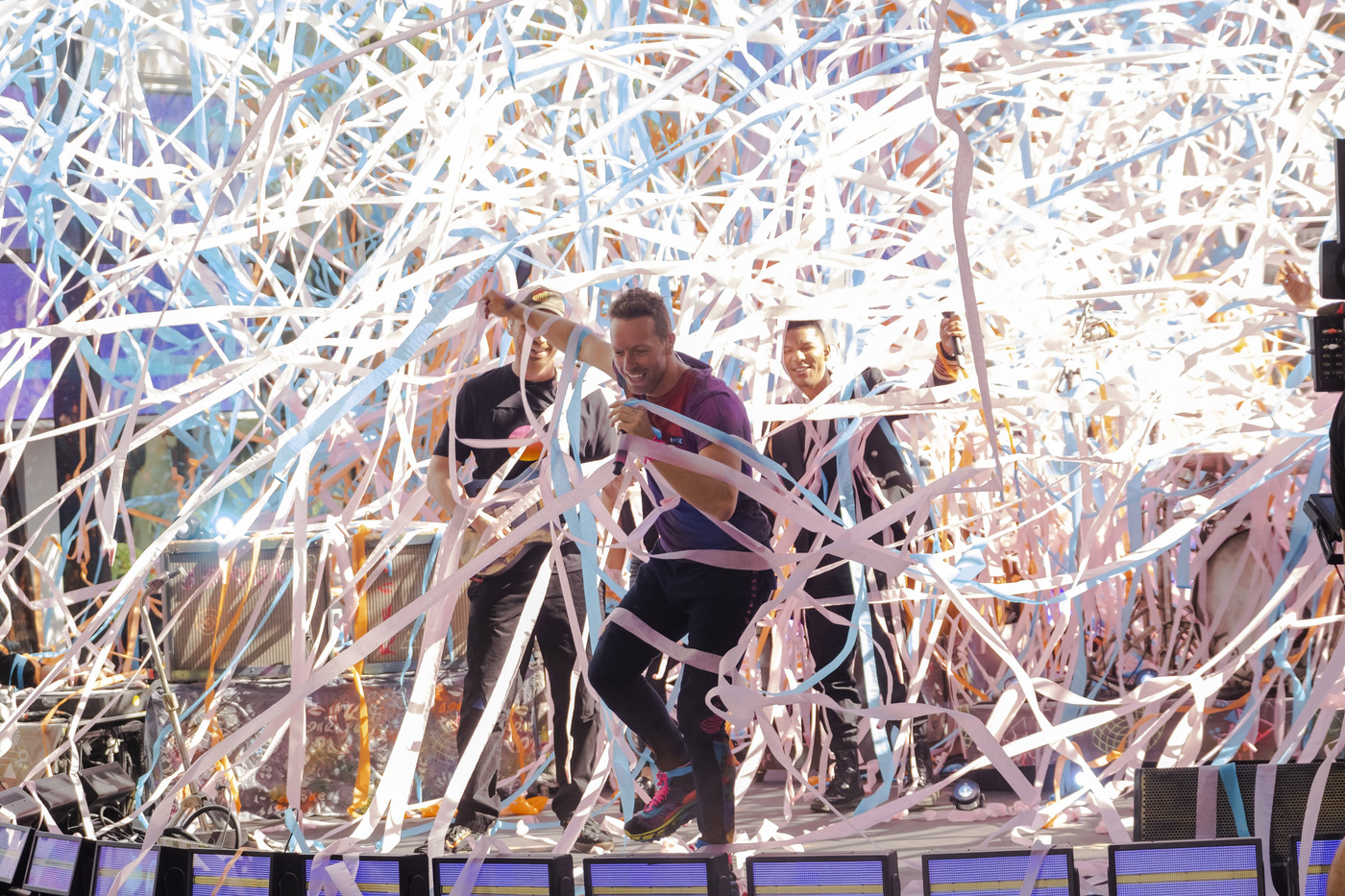New York, i Coldplay si esibiscono durante il