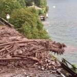 Maltempo nel Comasco, 50 persone isolate per frana: vigili del fuoco a lavoro